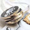 Buy cheap 1cm hot stamping English letter small gold bar floral tie gift cake ribbon DIY material gift box decorative tape from wholesalers