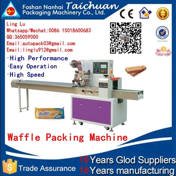 TCZB-250 Nitrogen Air Filling Cake Croissant Bread egg yolk pie Packing Machine