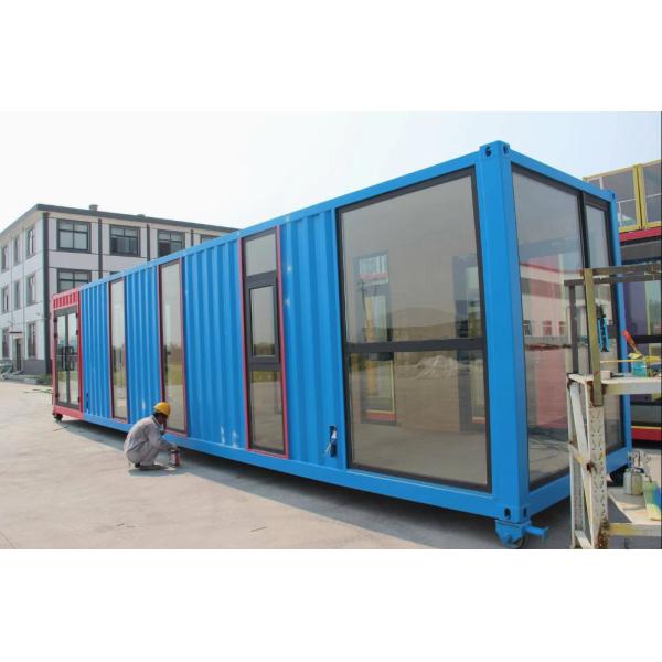 Prefabricated Container Building Shop Showroom Office Container Weather Resistance