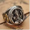 Buy cheap Thai 925 Silver Gold Tone Retro Womens Mens Buddhist Fashion Jewelry(036389W) from wholesalers