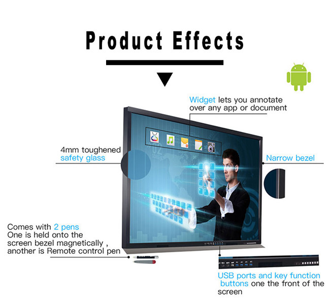 4ms Education Interactive Whiteboard 60 Inch Touch Screen TV