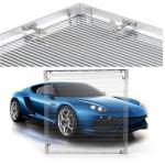 Transparent Glass Led Screen Wall Curtain Window Superior IC P3.9 P7.8mm