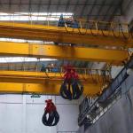Heavy Duty 500kg Overhead Grabbing Crane Remote Control High Performance
