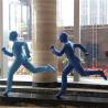 Buy cheap Running Man Fiberglass Outdoor Statues Colorful Customized For Lobby from wholesalers