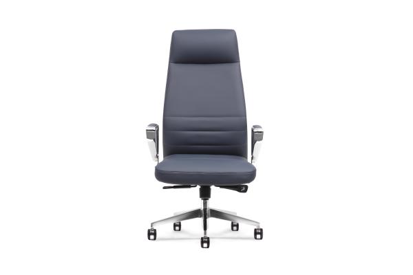 Buy cheap Conjoined Armrest 360° Swivel Revolving Leather Chair With Castors from wholesalers