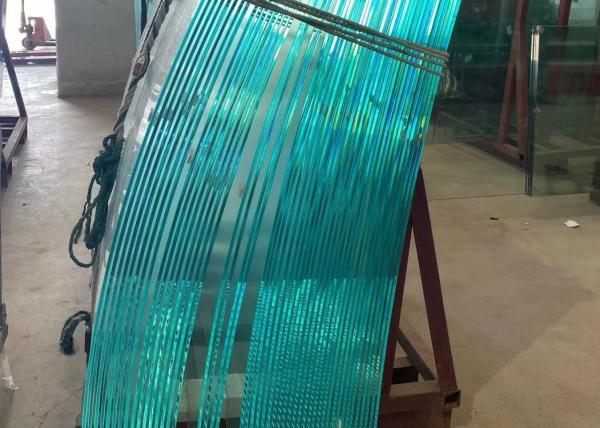 Buy cheap 20x20 Bent Frosted Tempered Glass Panels For Shower Panel from wholesalers