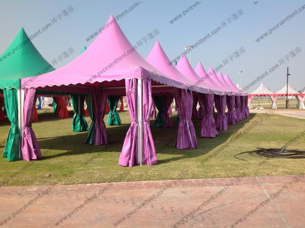 Buy cheap Colorful Multi - Side PVC Pagoda Tent Aluminium Alloy Frame For Event / Party from wholesalers