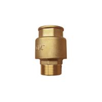 Buy cheap Brass No-return Male x Female Thread In-line Straight Check Valve Rough Brass product