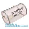 Buy cheap Stationery School PVC Pencil Bag, Barrel shaped travel cosmetic bag clear toiletry bag transparent pvc cosmetic bag for from wholesalers