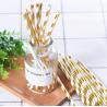 Buy cheap Food Grade Bleached Metallic Paper Straws With Food Safe Non Toxic Ink from wholesalers