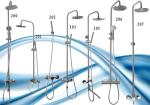 Commercial Shower Stand 316 Bath Stainless Steel Faucet