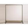 Buy cheap Flooring Standing Store Apparel Display Stands , Movable Clothes Rack On Wheels from wholesalers