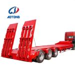 Hydraulic Multi Axle 35-100 Ton Bulk Cargo Carrier Lowboy Trailer Within Your