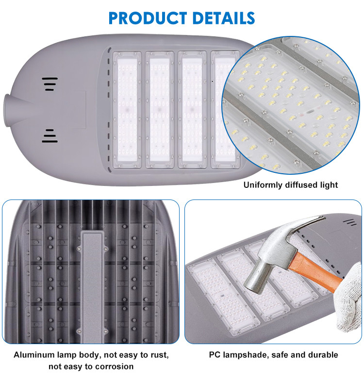Modern Urban Outdoor LED Street Lights High Efficiency Waterproof Street Light