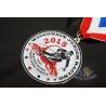 Buy cheap Red / White / Blue Ribbon Custom Sports Medals For Skating , Skiing Events from wholesalers