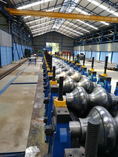 Buy cheap Heavy Large Culvert Steel Roller Forming Machine , Corrugated Sheet Making Machine from wholesalers