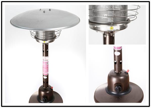 Buy cheap Durable Round Powder Coated Patio Heater For Outdoor Meeting 813mm Reflector from wholesalers