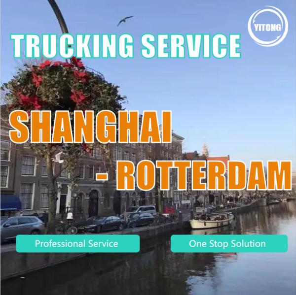 Buy cheap Low Price Logistics International Shipping Forwarding Agent Trucking Freight From Shanghai To Rotterdam from wholesalers