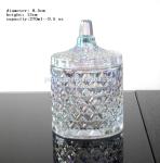 Glass Storage Jars With Lid For Wax