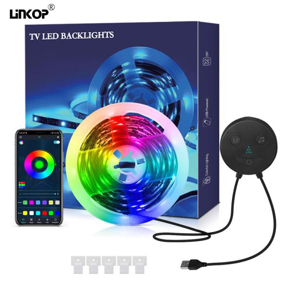 Buy cheap Led Bluetooth Rgb Light Strip For Tv Background Indoor Decoration from wholesalers