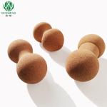Portable Natural Cork Peanut Roller Yoga Massage Balls for Back Muscles Eco