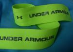 Eco - Friendly Garment Use Screen Printed Clothing Labels 100% Silicone Material