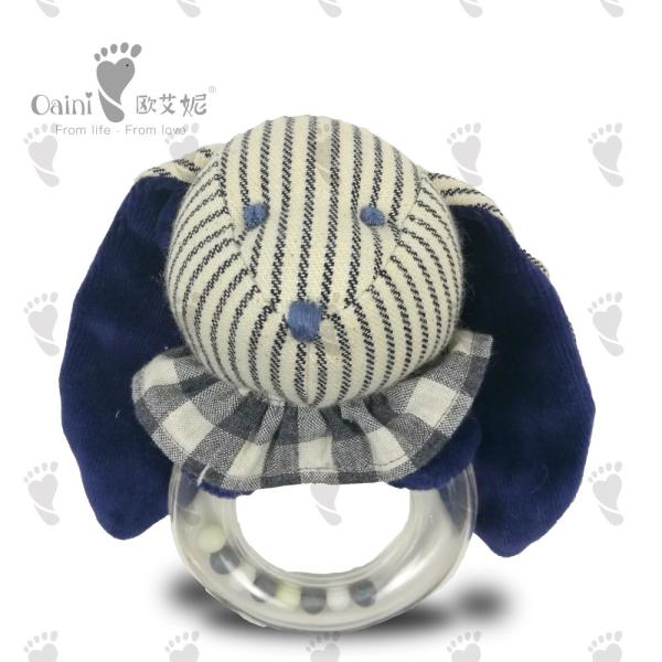 Buy cheap Eco Friendly Educational Soft Toys Bunny Rattle Toy Infant Sleep Doll 14 X 8cm from wholesalers