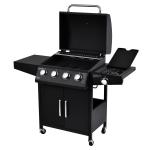 Garden Cart Grill Propane Gas Stainless Steel BBQ Grill with Piezoelectric