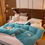 Healthy Sleep Support Quilt Elegant Comfort Softest Coziest Heavy Weight Sherpa