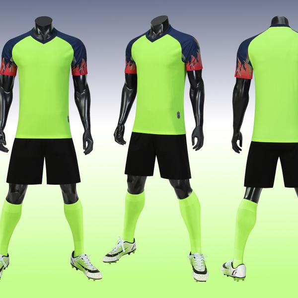 Buy cheap 23/24 Premium Fabric Plain Soccer Jerseys Short Sleeve Football Jersey Full Set from wholesalers