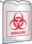 Large Drawstring Biohazardous Waste Bags, Nice printing red incinerate waste bag