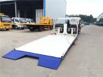 Dongfeng 120hp Flatbed Wrecker Truck 4 Tons Full Landing 0 Degree
