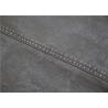 Buy cheap Brown Polyurethane Faux Leather , Washed Garment Synthetic Leather Fabric from wholesalers