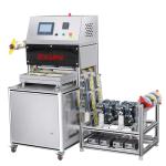 Gas Flush Modified Atmosphere Bowl Sealer Machine Prolong Food Shelf Life