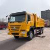 Buy cheap 2.8*1.7*1.7 Cargo Tank Dimension Howo 12 Wheeler Tipper Truck 40 Ton Capacity from wholesalers