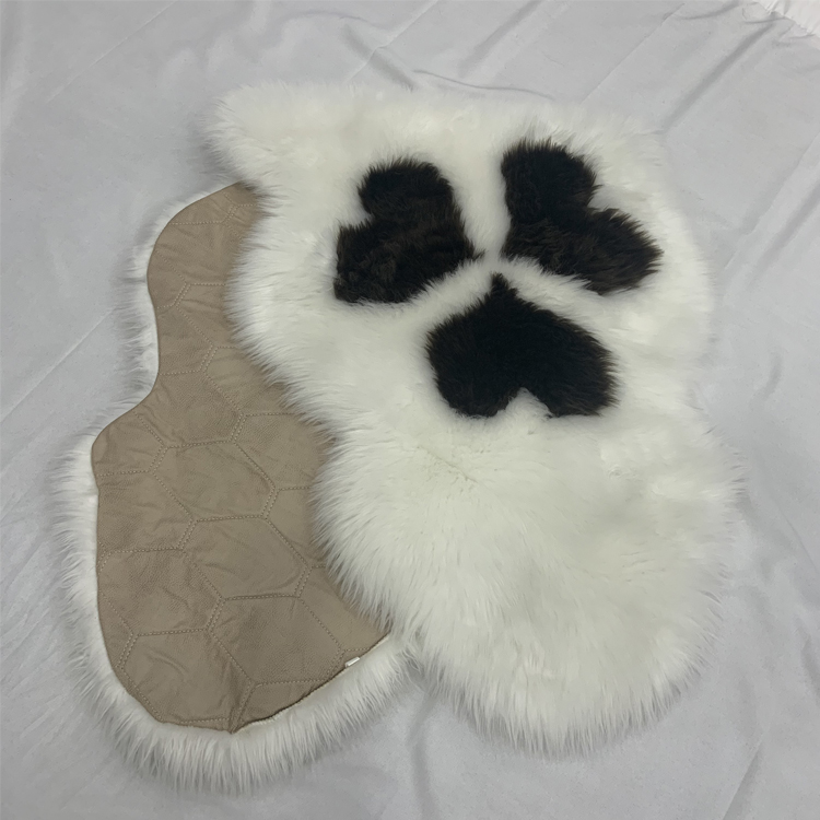 PELT Sheepskin Floor Mats Faux Fur Mink Rug Cushions