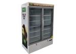 Standup Commerical Two Glass Door Display Freezer For Frozen Food
