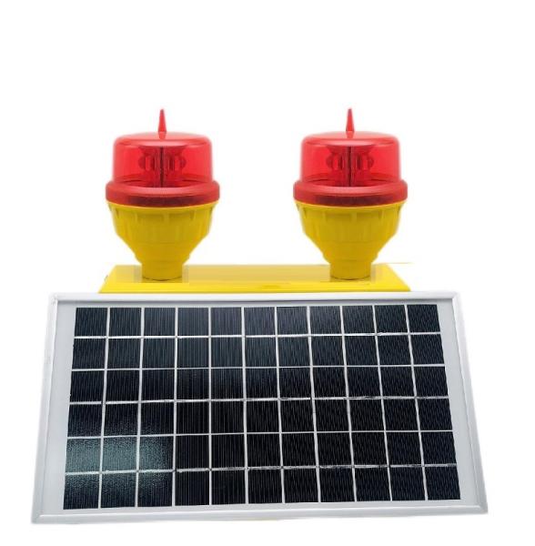 Buy cheap LED Red Solar Powered Low Intensity Double Aviation Obstruction Light AH-LI-B2 from wholesalers