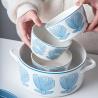 Buy cheap White Blue Bowls Charger Steak Plates Dish Tableware Porcelain Dinner Sets For 10 Users from wholesalers