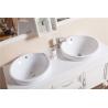 Buy cheap Moisture Proof Bathroom Sinks And Vanities / Double Sink Vanity Corrosion Resistance from wholesalers