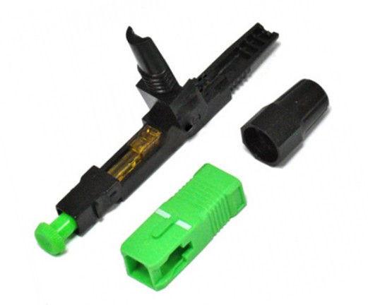 Buy cheap UPC APC SC Fast Single Mode Fiber Connectors , Drop 3mm Optical Cable Connector from wholesalers