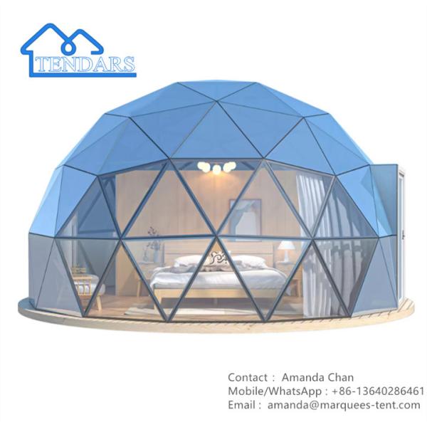 Buy cheap Custom Size Large Glamping Dome Tent Hotel Style For Family Camping from wholesalers