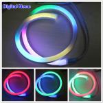 RGB digital led neon flex rope light for building decoration