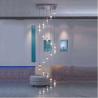 Buy cheap Long Crystal Staircase Chandelier Modern Design Indoor Lighting(WH-NC-100) from wholesalers