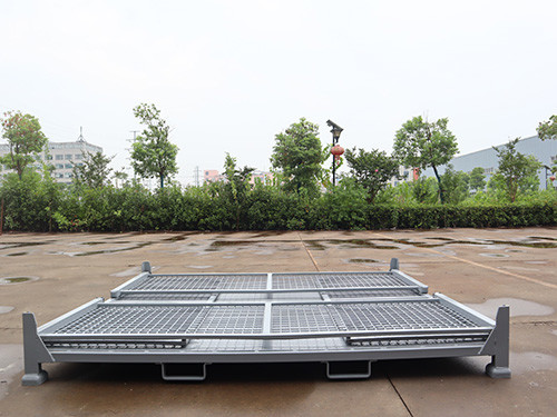 Customizable Load Capacity Steel Stillage Cage With Galvanized Finish