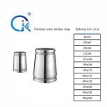 OEM 2Mpa Pipe Flange Stainless Steel Grooved Fittings Forged 304 SS Weld Clamp