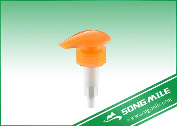 Quality 33/410 Orange Color 2.0cc Cosmetic Plastic Lotion Pump for Shampoo for sale
