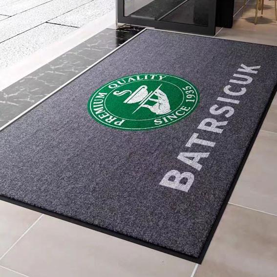Buy cheap Printed Custom Logo Mats Carpet Rugs Nylon Top Rubber Back For Restaurant from wholesalers