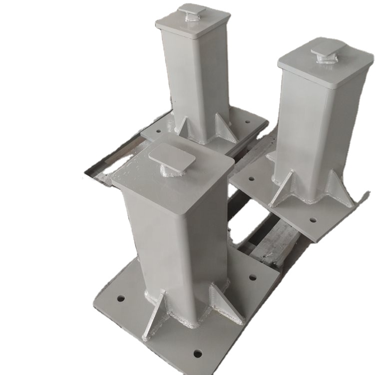 Drilling Process Hot Dip Galvanized Welded Ground Anchor Column Foundation Pipe Bracket