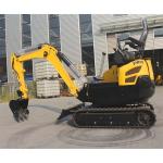 CE Mini Excavator Machine EPA 1.7 Ton Digger For Ramming